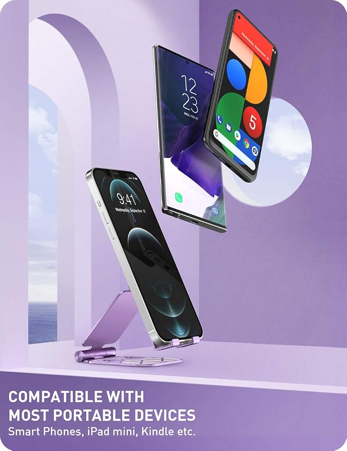 i-Blason Cell Phone Stand for Desk, Cell Phone Holder, Fits All Smart Phones - Image 3