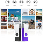 Aiibe 32GB Flash Drive 3.0 5 Pack USB 3.0 Flash Drive 32 GB Thumb Drive Swivel - Image 5
