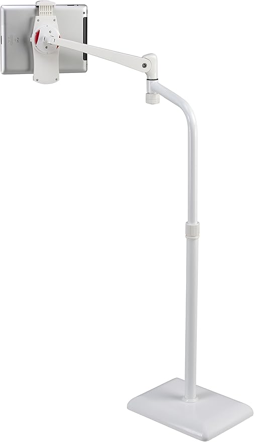IDEE Tablet Floor Stand with 10lb Heavy Duty Base, 360 Degree Adjustable Tall - Image 2