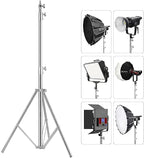 Stainless Steel Photography Video Tripod Stand, Spring Cushioned Heavy Duty - Image 9