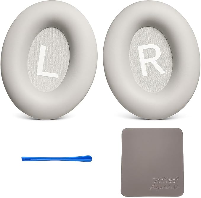 Premium Replacement Ear Pads for Bose Bose QC45– Soft Protein Leather & Memory by DanYee