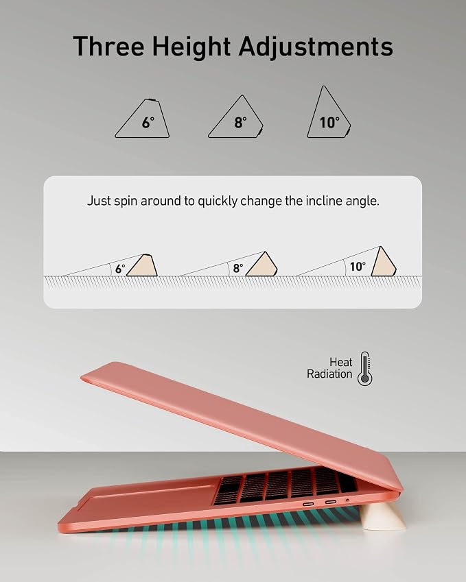 3 in 1 Silicone Laptop Stand, Keyboard Riser - Image 3