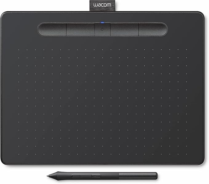 Wacom Intuos Medium Bluetooth Graphics Drawing Tablet, Portable by Wacom