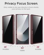 Miimall for Fold 7 Case with Privacy Screen Protector, Z Fold 7 Phone Case Stand - Image 2