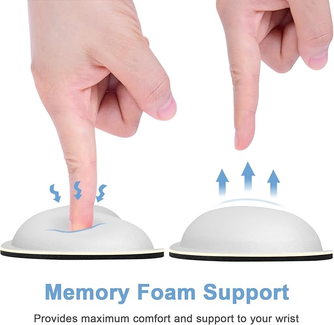 Dapesuom Mouse Wrist Rest, Ergonomic Memory Foam Mouse Wrist - Image 4