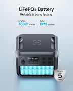 BLUETTI Portable Power Station AC180, 1152Wh LiFePO4 Battery Backup w/ 2 1800W - Image 5