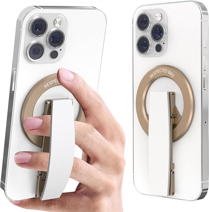 Magnetic-Phone-Grip-Stand, Magnetic Phone Ring Holder Kickstand by RespectedBro
