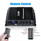 4.1 Channel Bluetooth 5.0 Mini Audio Amplifier Receiver, 4×50 W + Active - Image 8