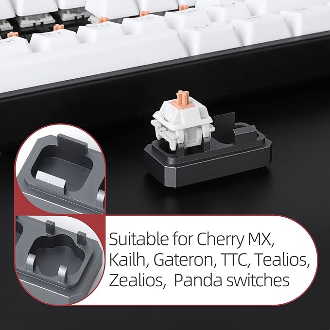 YIMAGUJRX RUNJRX 44 Keyboard Switches Acrylic Lube Station, Switch Films 120Pcs - Image 5