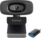 2K Quad HD Webcam with Privacy Cover & Noise-Canceling Microphone, Video Web by Unknown