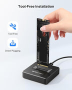 ACASIS NVME SSD Reader Adapter, Aluminium Alloy Housing Fast Heat Dissipation - Image 5