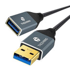 USB 3.0 Extension 3.3FT, USB Male to Female USB 3.0 Extender Cable by Thzzhnno