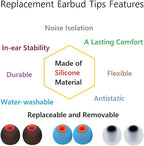 Earbud Tips Earbud Replacement Pieces Silicone Soft and Comfortable Compatible - Image 6