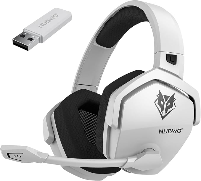 NUBWO Wireless Gaming Headset, 5.3 Bluetooth Gaming Headphones by NUBWO