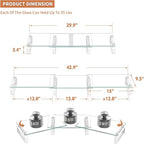 Hemudu Dual Monitor Stand, Computer Monitor Stand, Desktop Organizer, Monitor - Image 6