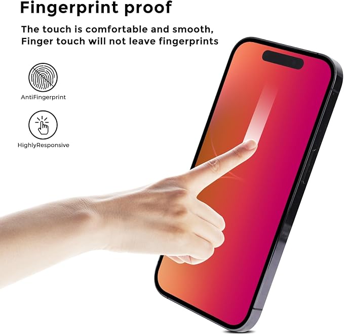 For iPhone 15 pro max privacy screen protector - Image 4