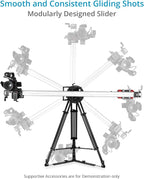 Proaim Cambird Pro 4-in-1 Gear. 6ft Video Camera Slider. Portable Mini Jib. - Image 4