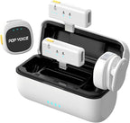 Mini Microphone for iPhone Android, Wireless Mic by PoPvoice