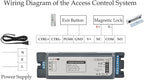 Smart Door Access Control System 600lbs Magnetic Lock Kit - Image 9