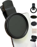 52mm Clip-on ND2-400 Phone Camera Lens Filter Kit, Adjustable Neutral Density by SKYZHENG