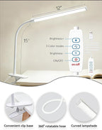 Set of 2 LED Desk Lamp with Clamp - Image 4