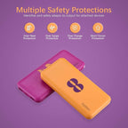 Miady 2-Pack 10000mAh Dual USB Portable Charger, Type-C Fast Charging Power Bank - Image 6