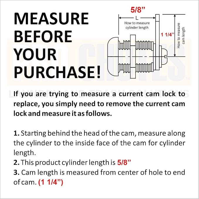 Cabinet Cam Lock - Image 4