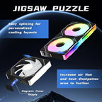 Jungle Leopard Interstellar V1 120mm Case Fan, Infinity Mirror Module - Image 6