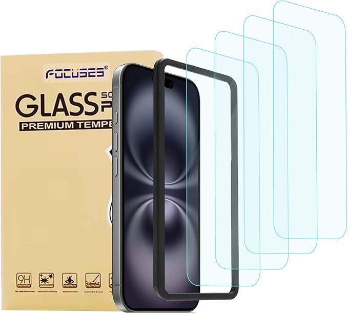 4 Pack Anti Blue Light Screen Protector by Focuses
