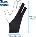 MMOBIEL Drawing Glove for Digital Tablet and Sketching Model A 2-Finger Palm - Image 2