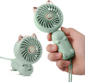 QearFun Portable Mini USB Rechargeable 3 Speed Personal Desk Table Fan by QearFun