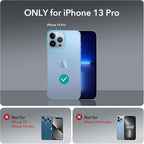 Compatible with iPhone 13 Pro Wallet Phone Case-PU Leather Magnetic Flip Cover - Image 2