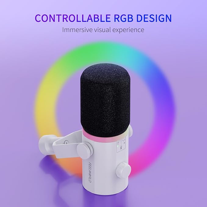 FEELWORLD PM1 XLR USB Dynamic Microphone - Image 5