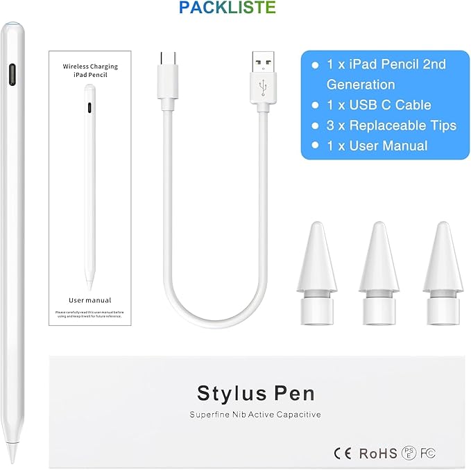 Pencil 2nd Generation Magnetic Wireless Charging: HATOKU Stylus Pen - Image 7