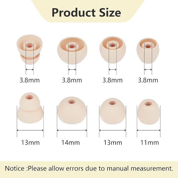 Silicone Replacement Earbud Tips Ear Tips Compatible - Image 2