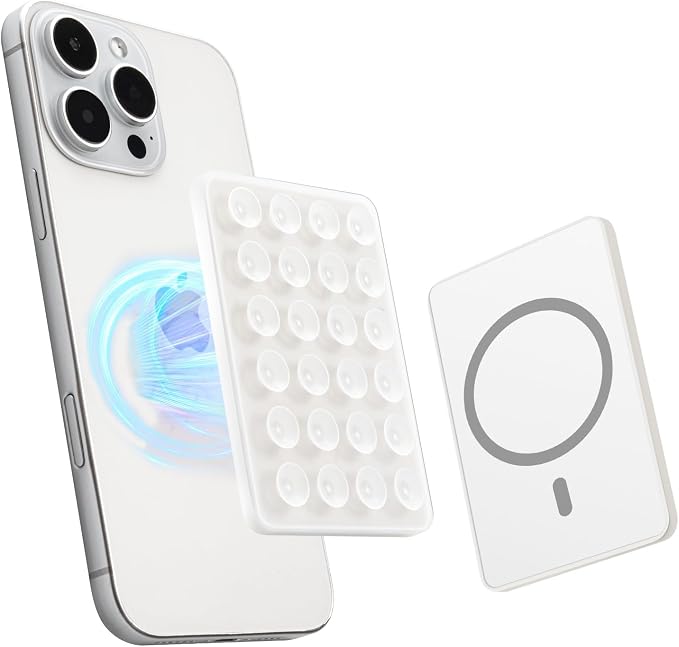 Sucky Upgraded Magnetic Suction Cell Phone Grip by Sucky
