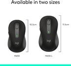 Logitech Wireless Mouse Signature M650 L Full Size - Image 10