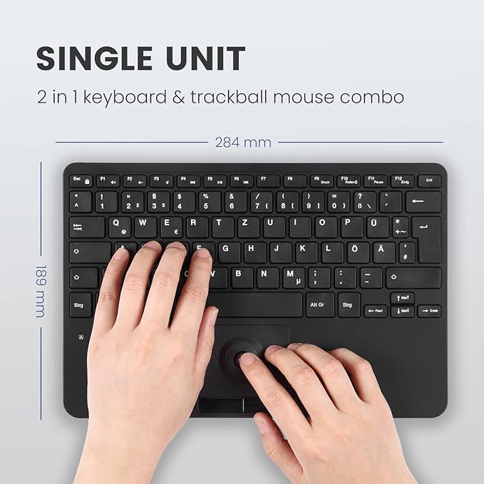 Perixx PERIBOARD-526 US, Wired Mini USB Keyboard - Image 5