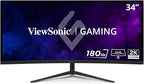 ViewSonic VX3418C-2K 34 Inch UltraWide QHD 1440p Curved Gaming Monitor - Image 2