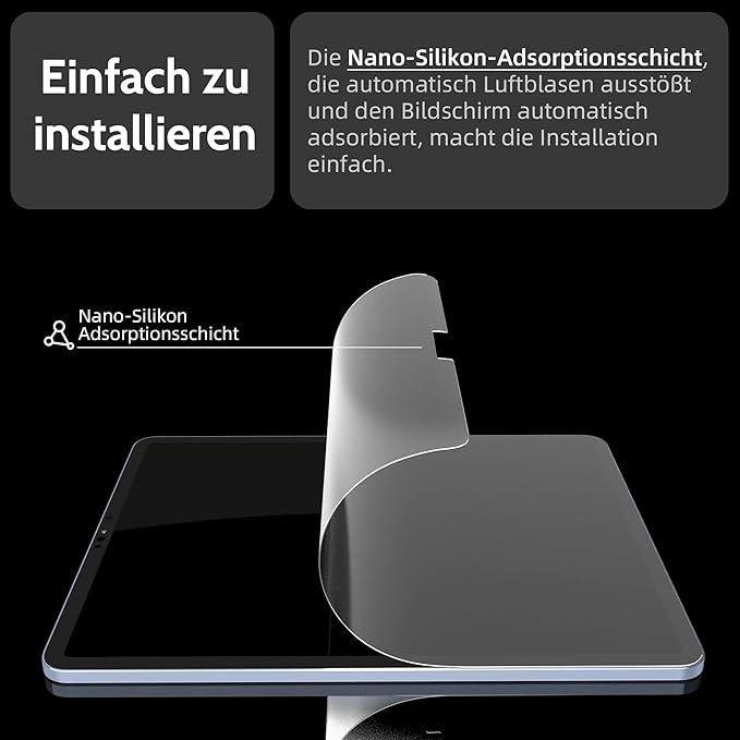 3 PACK Paper Screen Protector for iPad Pro 11 In/iPad Air 5th/iPad Air 4th Gen - Image 6
