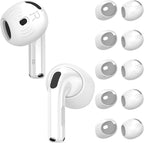 for AirPods 4 Ear Tips Covers Sport Anti Slip Anti Scratche Skin Soft Silicone by TUDIOW