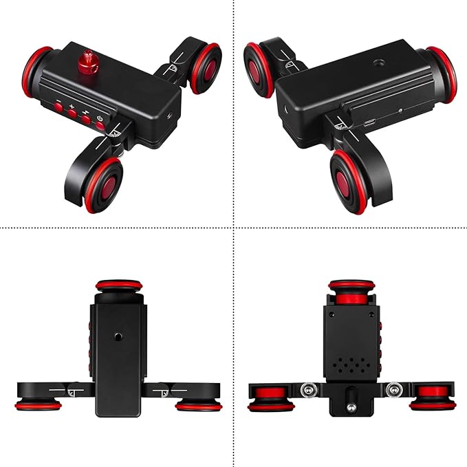 EACHSHOT Motorized Dolly Car, 3-Wheels Wireless Electric Track Rail Slider - Image 4