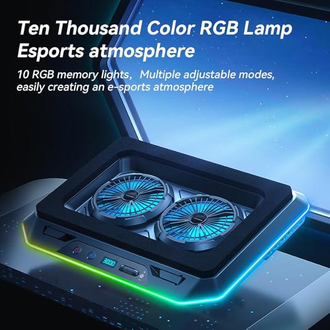 RGB Gaming Laptop Cooling Pad - Image 2