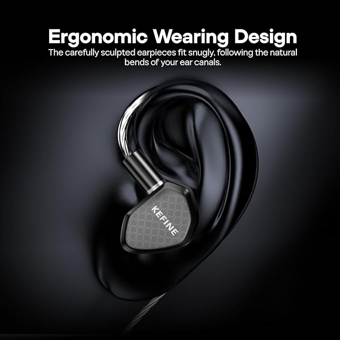 Linsoul Kefine Klean in Ear Monitor, 10mm DLC Diaphragm Dynamic Driver HiFi - Image 6