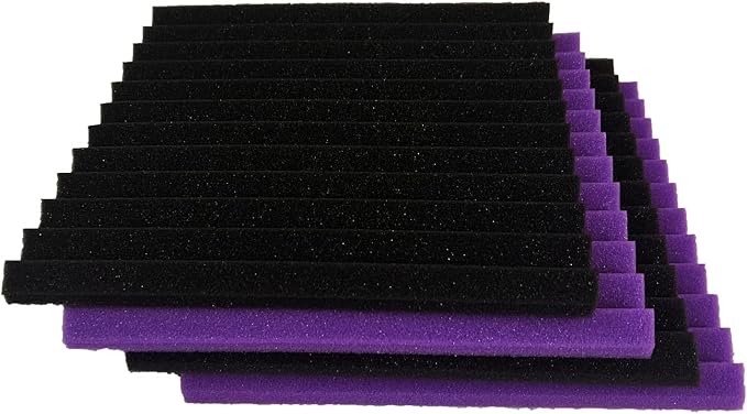 96 Pack Black/purple 12 "X 12 "X1" Acoustic Panels Studio Soundproofing Foam - Image 7