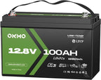 12V 100Ah LiFePO4 Lithium Battery, Group 31, Built-in 100A BMS, Low-Temp by OKMOBeYourHomePowerBackup