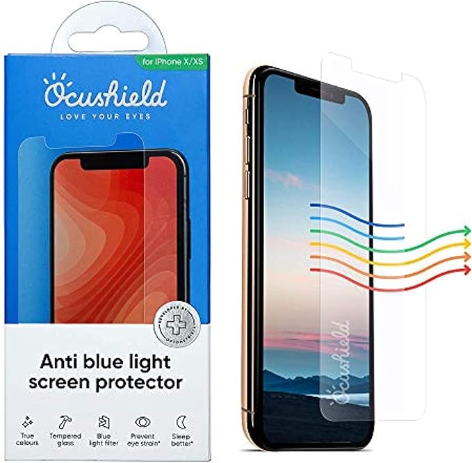 Ocushield Anti Blue Light Tempered Glass Screen Protector by Ocushield-BlueLightFilteringScreenProtectorGlasses