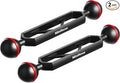 MINIFOCUS 6" Double Ball Aluminum Extension Arm, Waterproof and Rustproof by MINIFOCUS