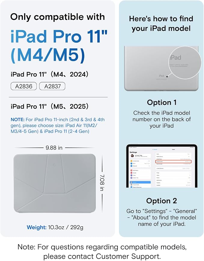 MOFT Dynamic Folio Case for iPad Pro 11- inch, Silm Magnetic Stand Case - Image 2