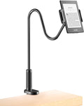 Gooseneck Tablet Holder for Kindle Reading in Bed, Hands Free Desk Bedside Lazy by Kefotic